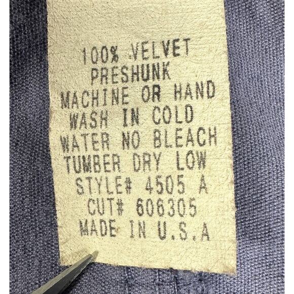 Action Gear Womens Vintage Jacket Size S Velvet Purple Pockets Made in USA 80s - Picture 9 of 9